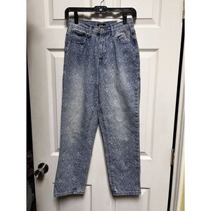 0130 Simple Society High Rise Patterned Women Size 3 26‎ Juniors Crop Ankle